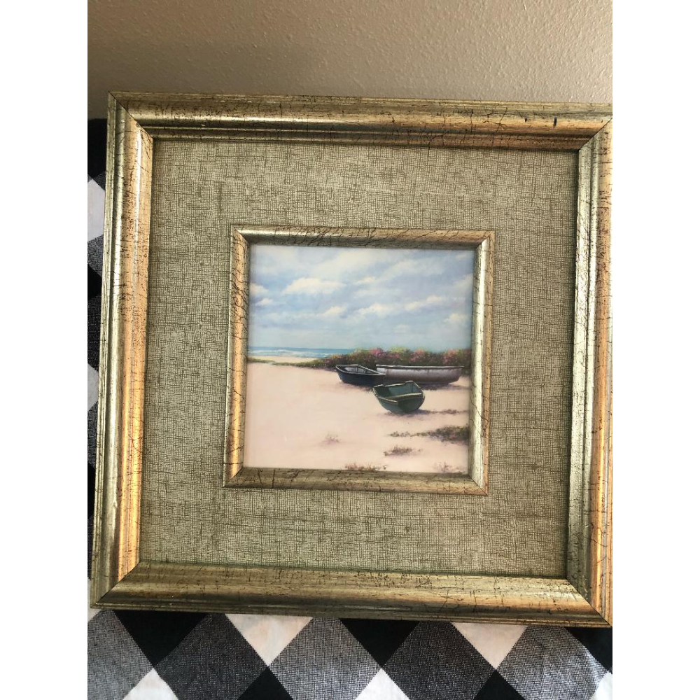 Framed Beach Scene