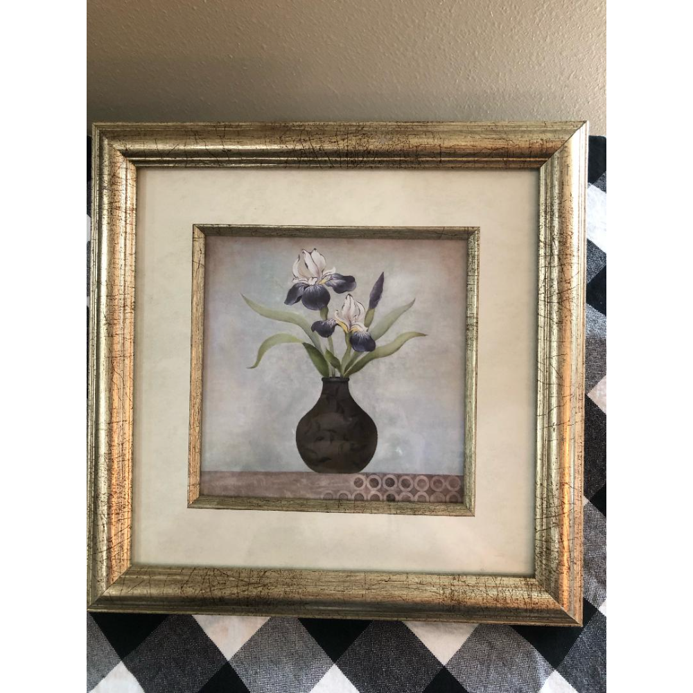 Framed Picture--Flower Vase