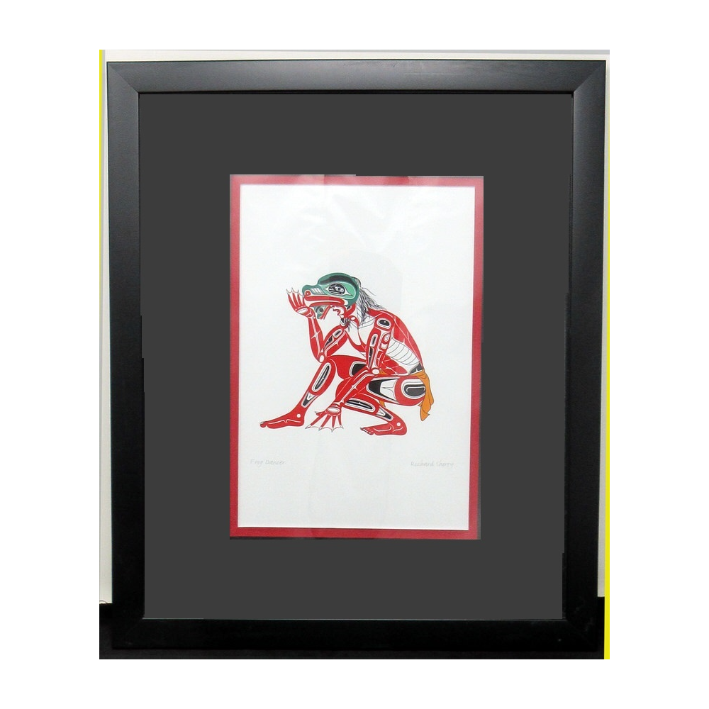 Richard Shorty Framed Print - "Frog Dancer"