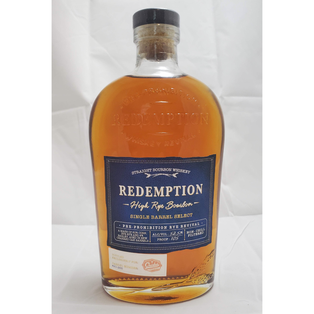 Redemption High Rye Bourbon - Single Barrel Select