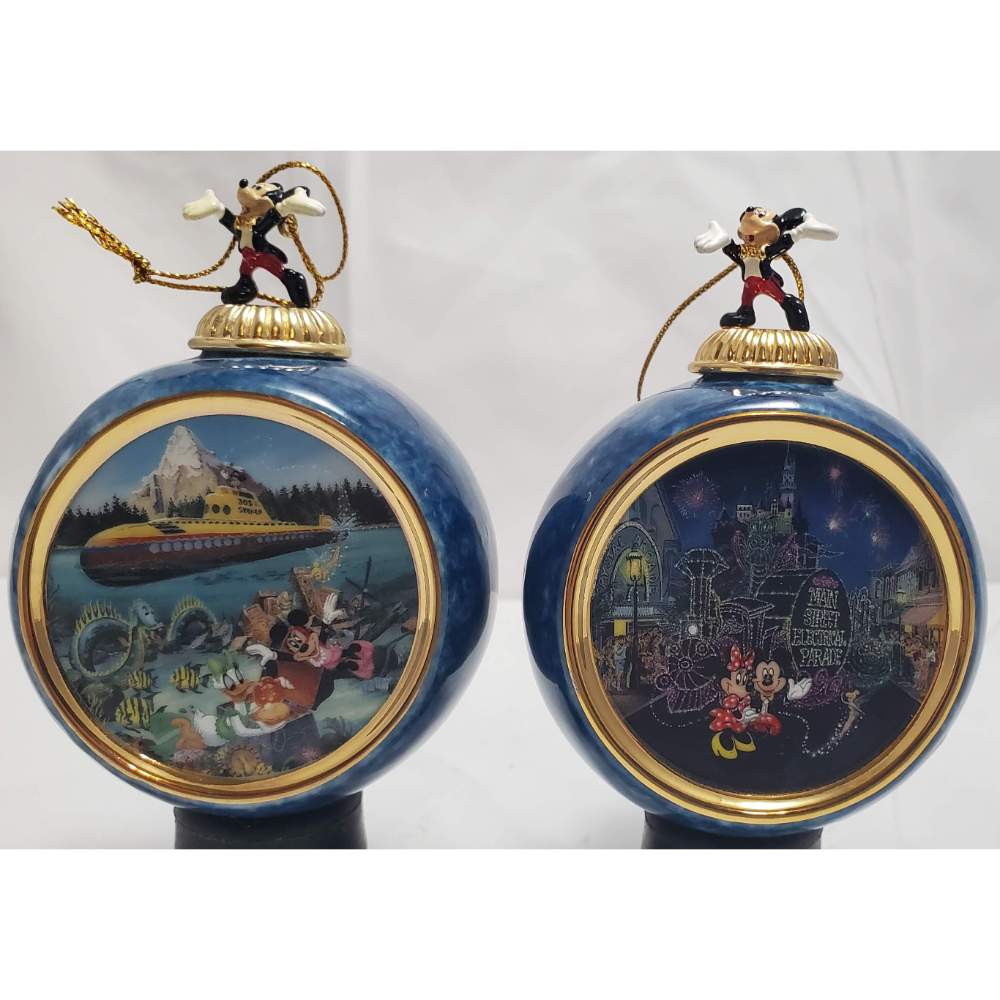 Set 4 - Disneyland Christmas Ornaments