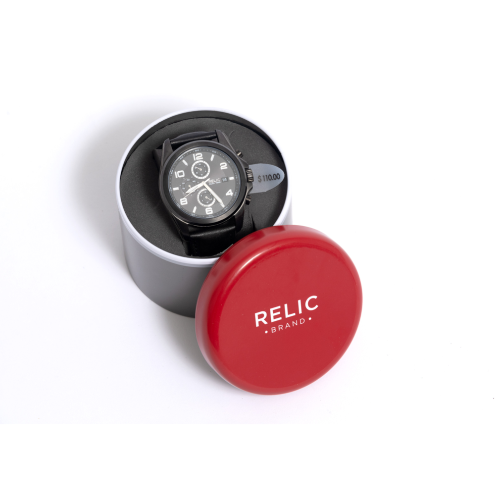 Relic Brand Dual Time Watch