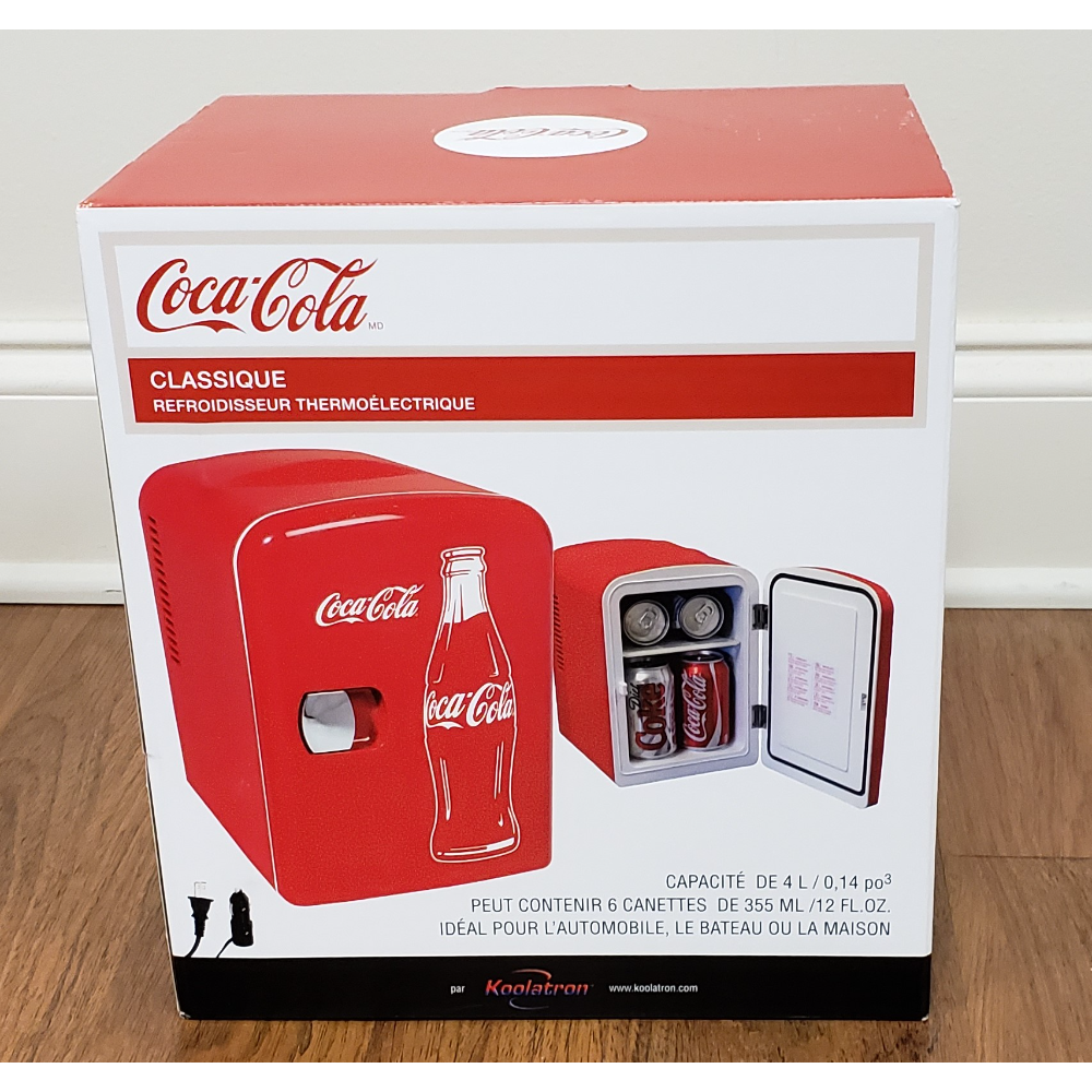 Coca-Cola 6-Can Portable Fridge