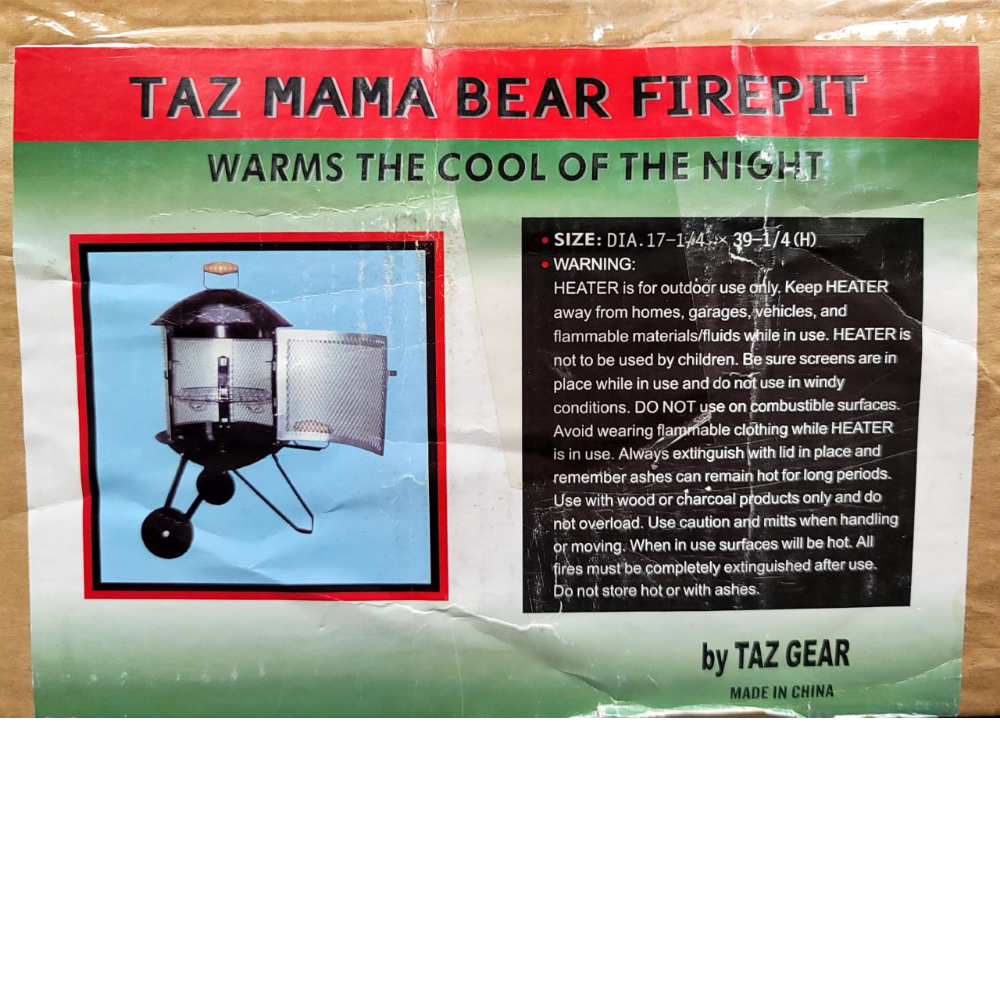Taz Mama Bear Firepit