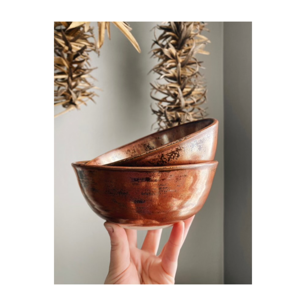 2 Handmade Ceramic Bowls