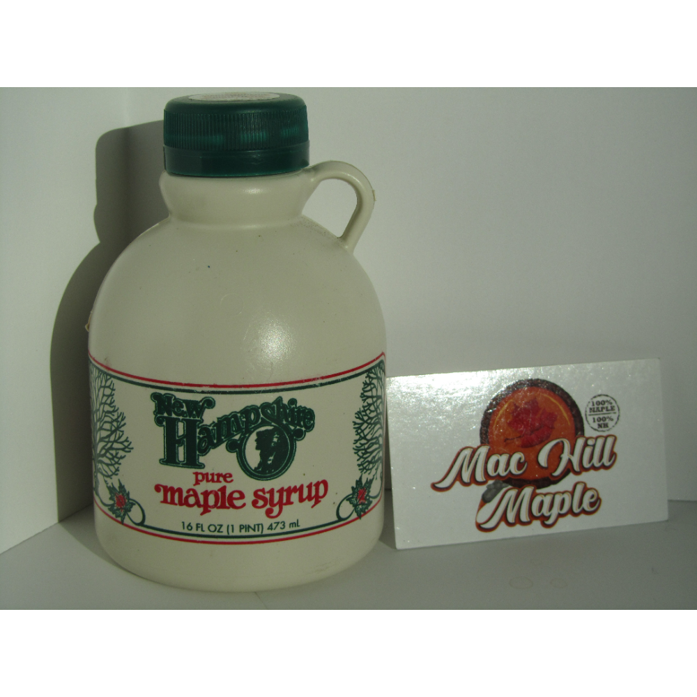 Glass Maple Leaf NH Maple Syrup – Mac's Maple