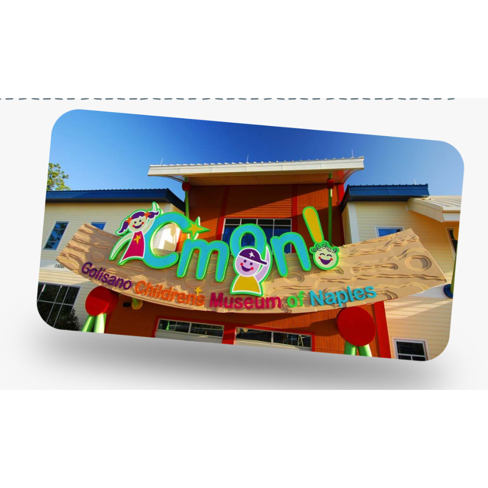 4 Admission Passes to the C'mon Golisano Childrens Museum of Naples