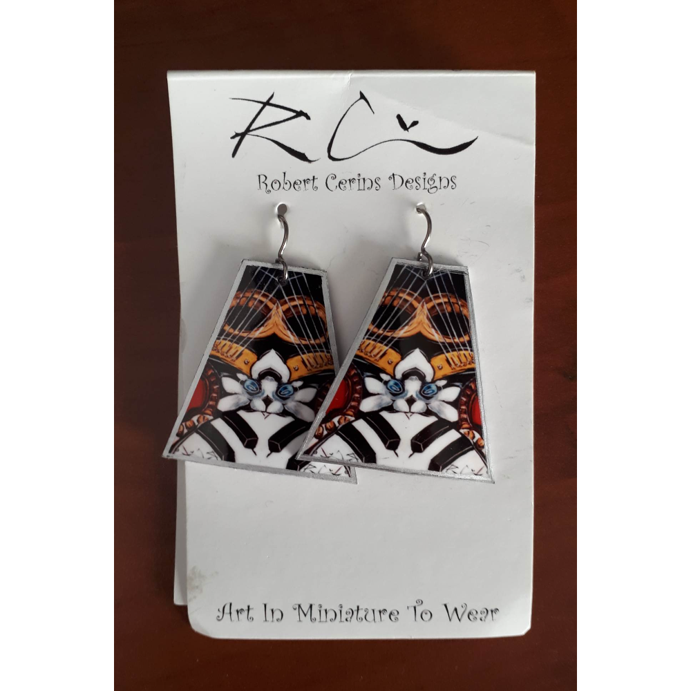 NEW Art Earrings Vancouver Island made by Robert Cerins