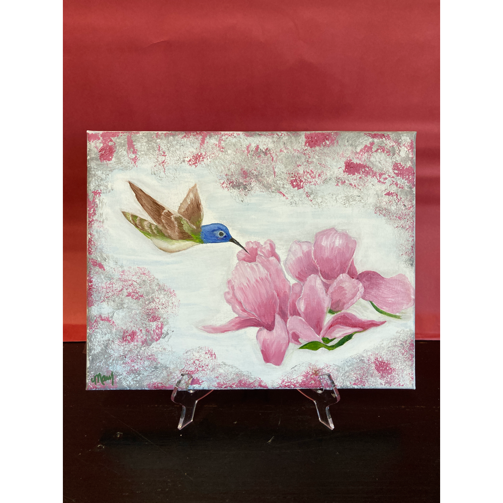 Painting 11 x 17- Hummingbird