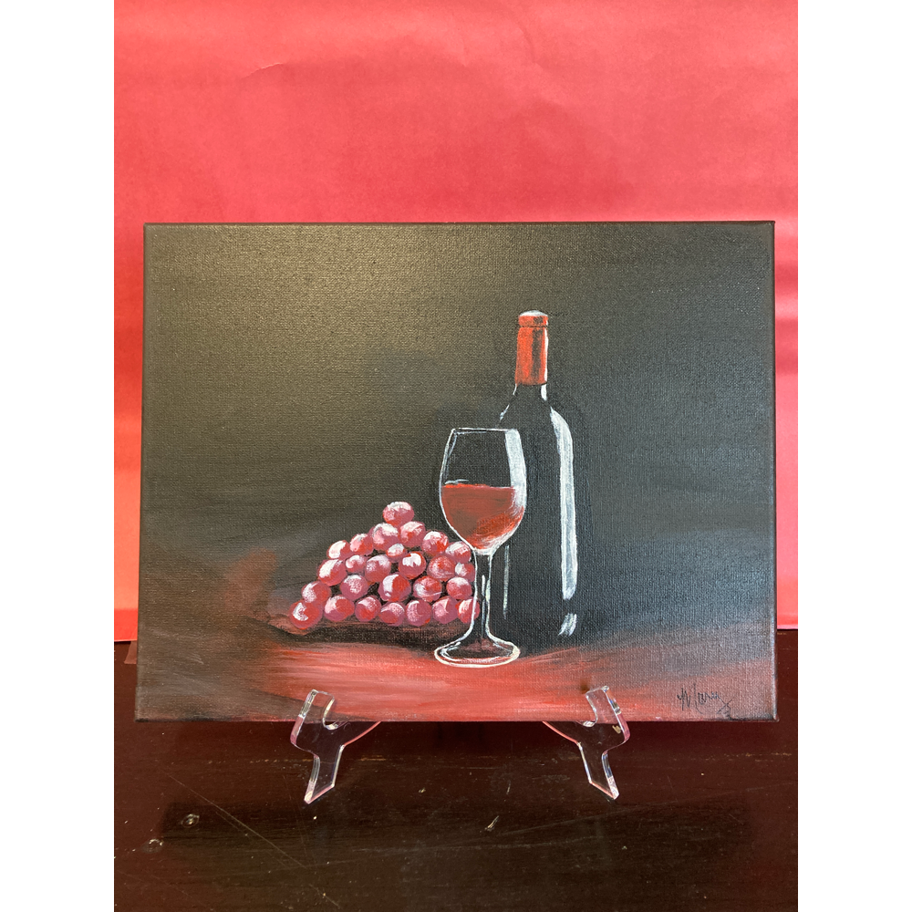 Painting 11 x 14 - Wine/Grapes