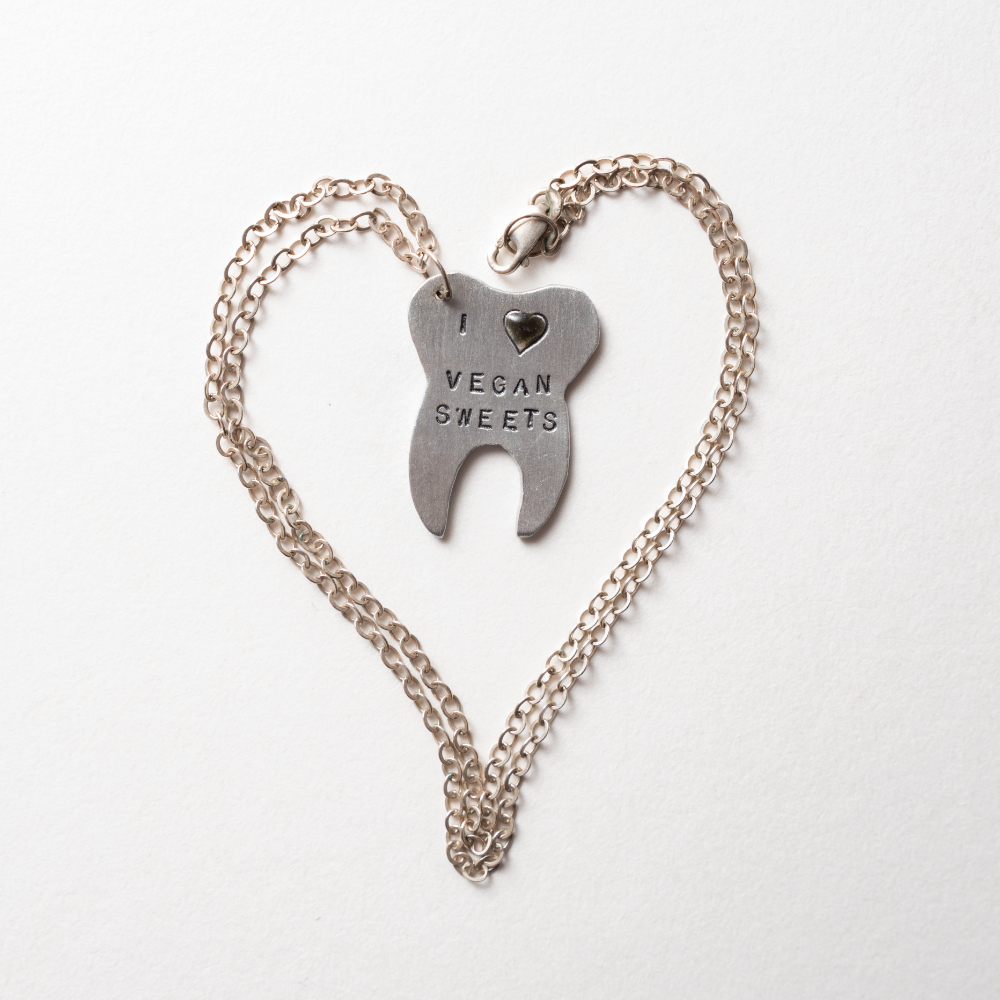  I <3 VEGAN SWEETS Necklace by Christy Robinson Design