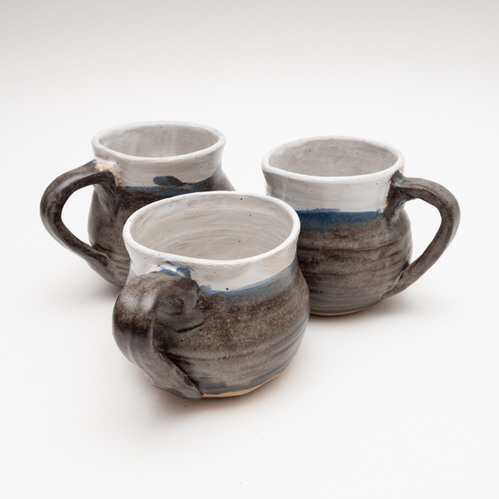 Set of 3 Belly Mugs by Mandy Babuin