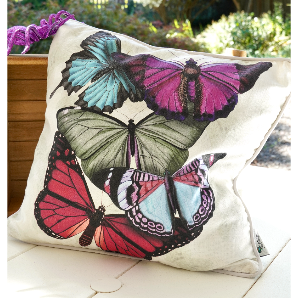 English Butterfly Pillow #2 from Manzanita Flowers & Gifts 