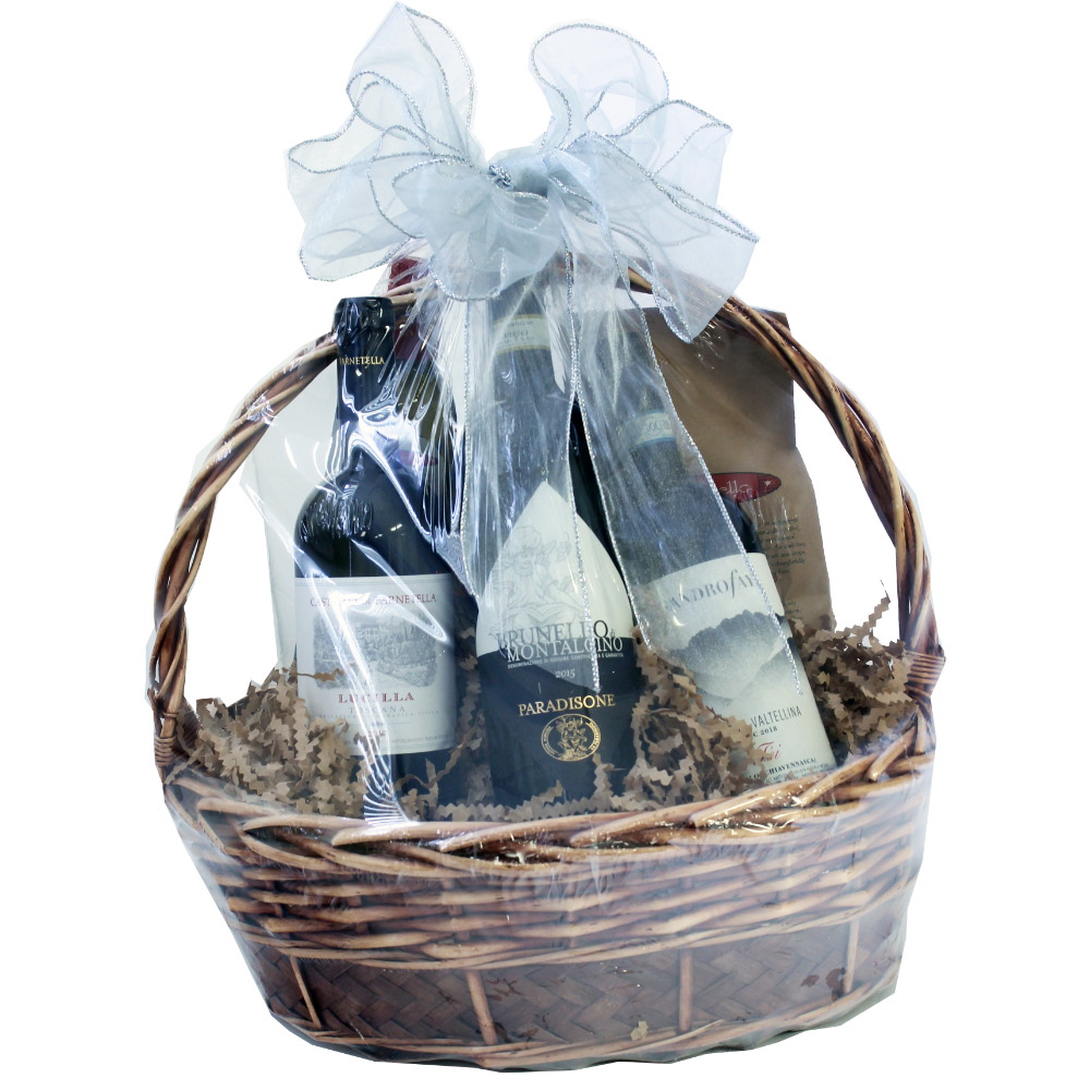 Wine Basket By Savory Grape