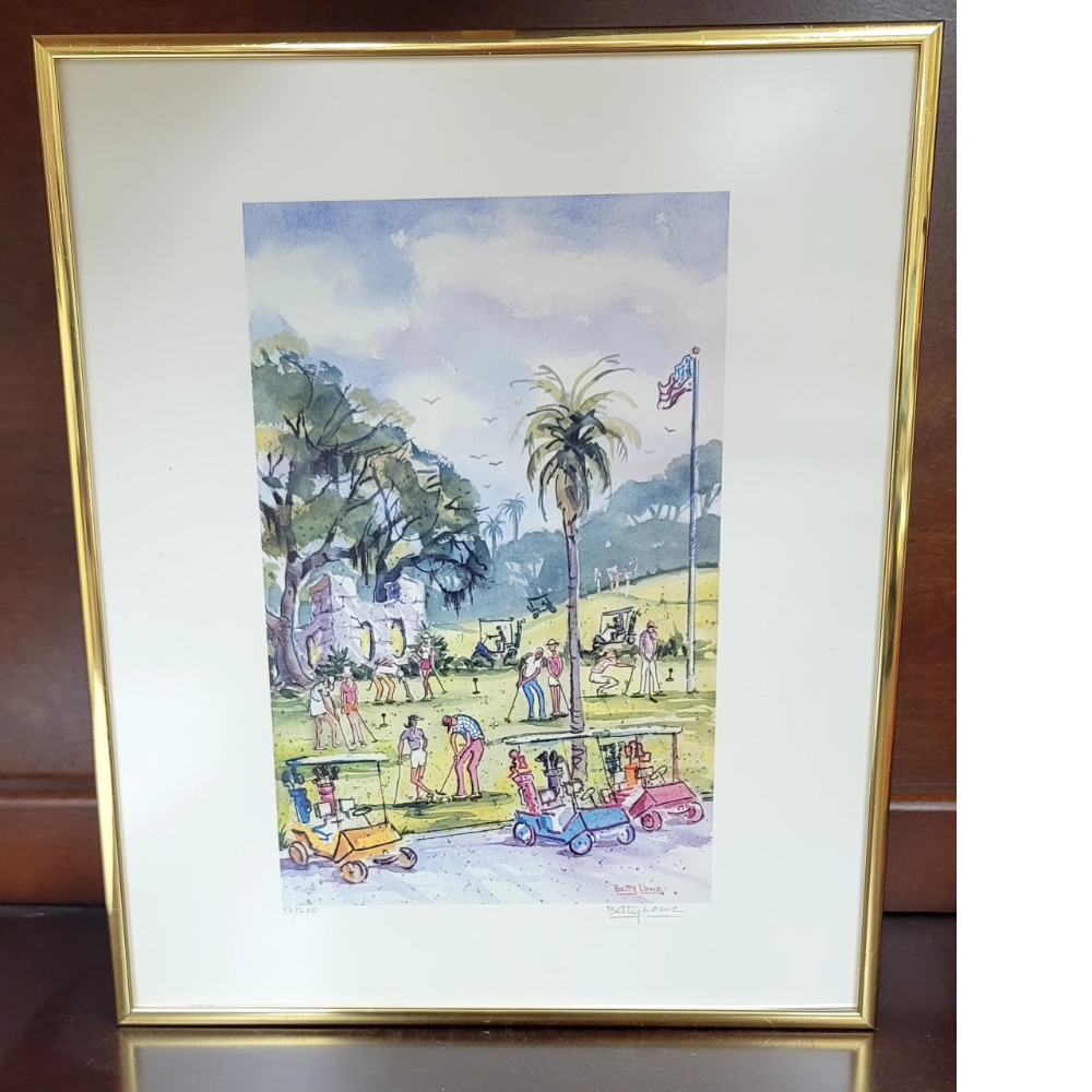 Golf Watercolor Print