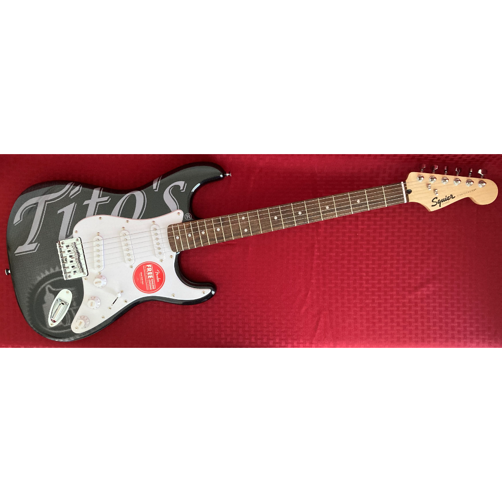 Fender Electric Guitar with Tito's Logo