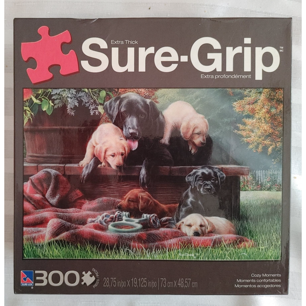 Cozy Moments Puppy Jigsaw Puzzle 300 piece