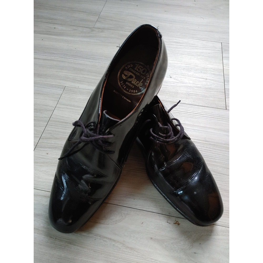 DACK'S Shoes Black Patent ICONIC Made in Canada
