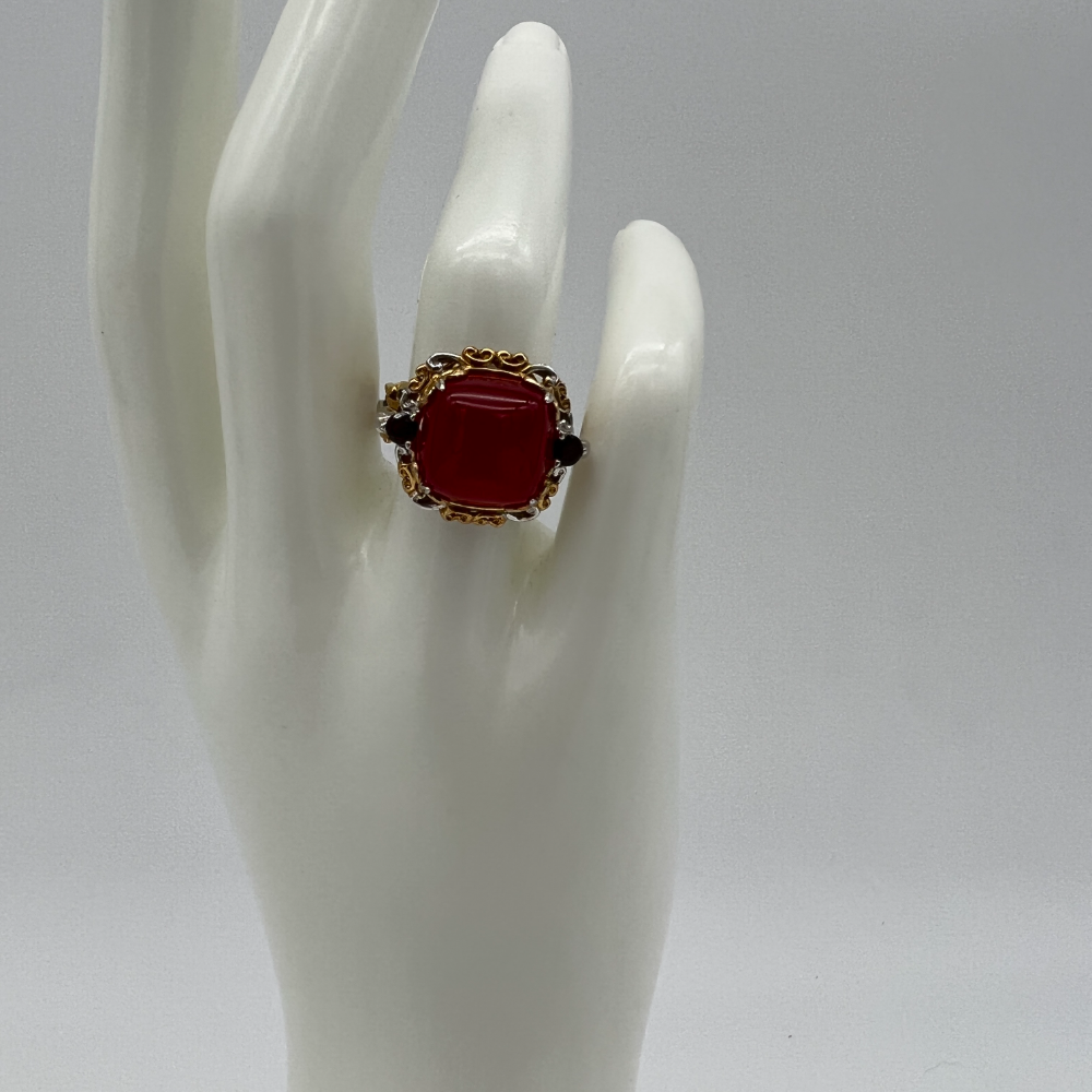 Red Quartz Ring - Sz 7