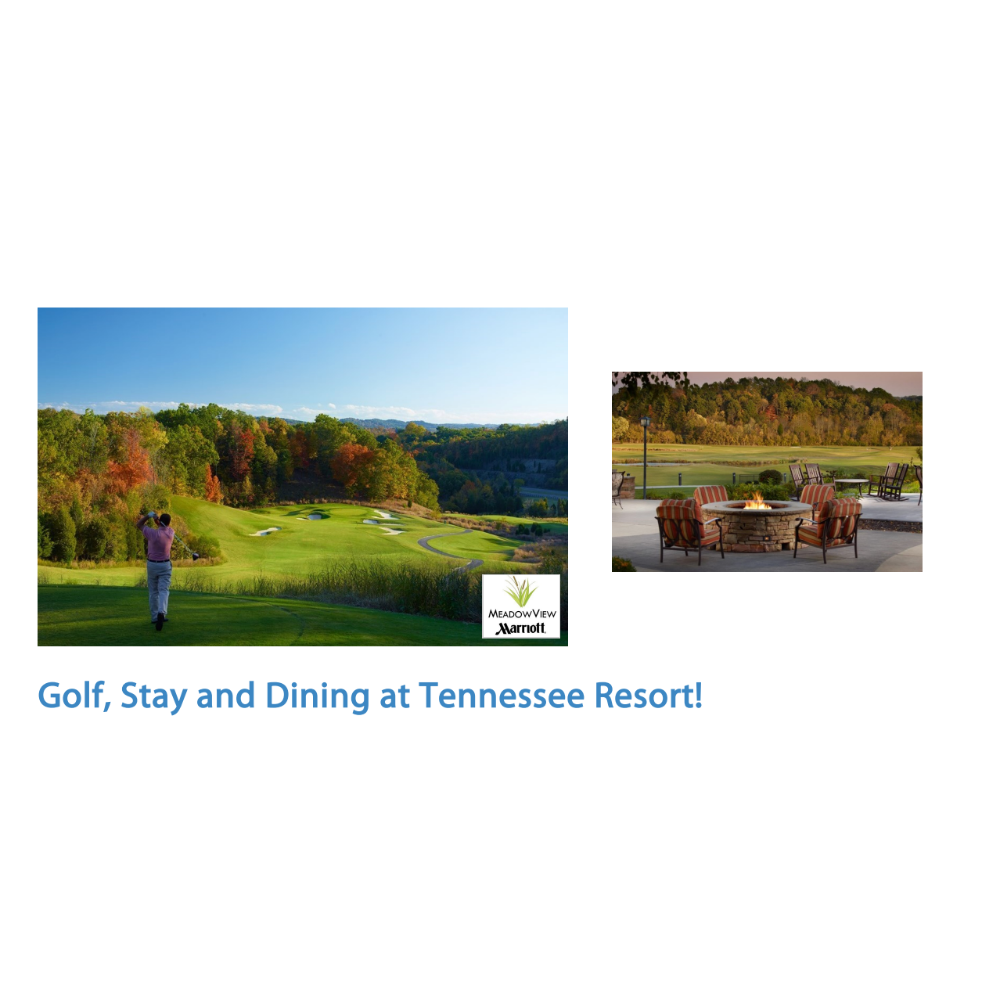 Golf, Stay and Dining at Tennessee Resort!