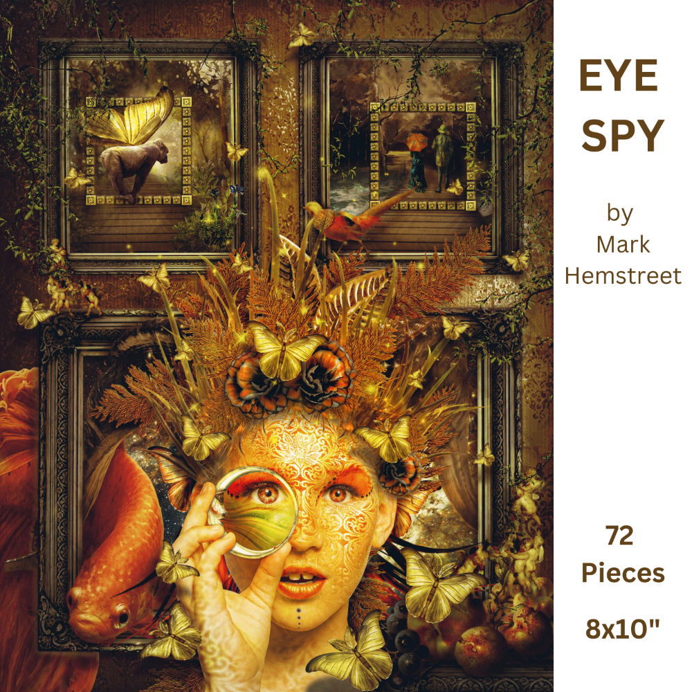 Eye Spy Handmade Wooden Puzzle