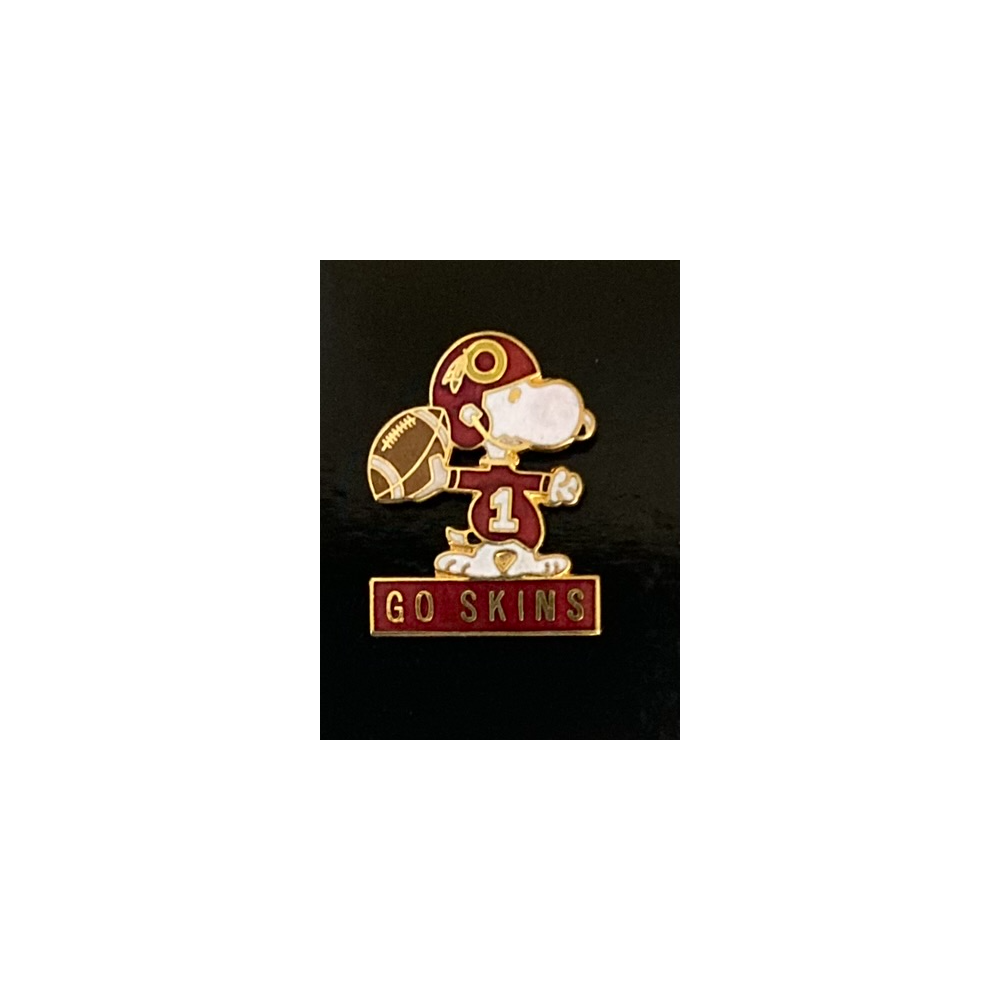 Snoopy “GO SKINS” Pin
