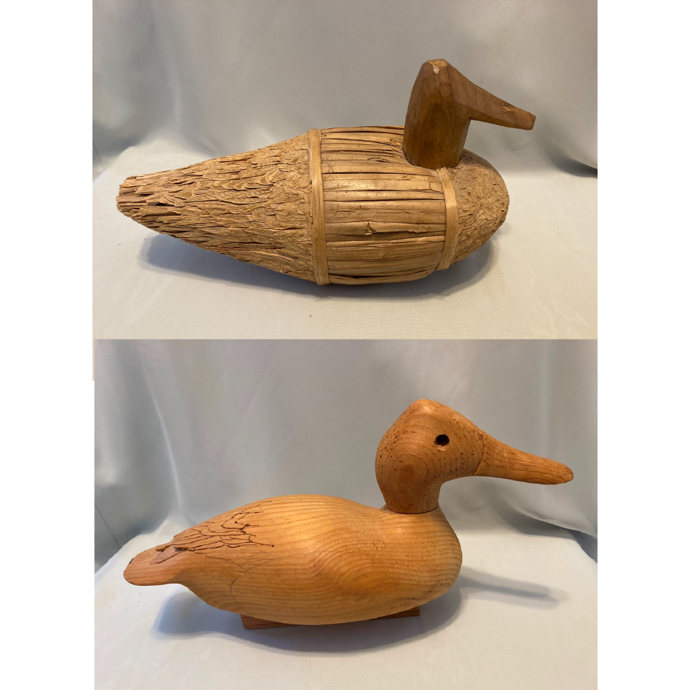 Two WoodenDecoys