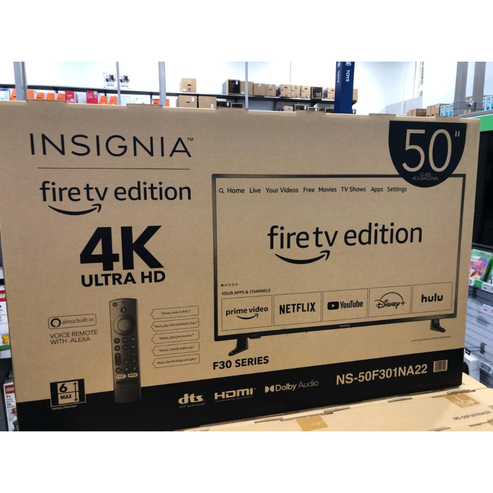 50" Insignia 4K Fire-TV