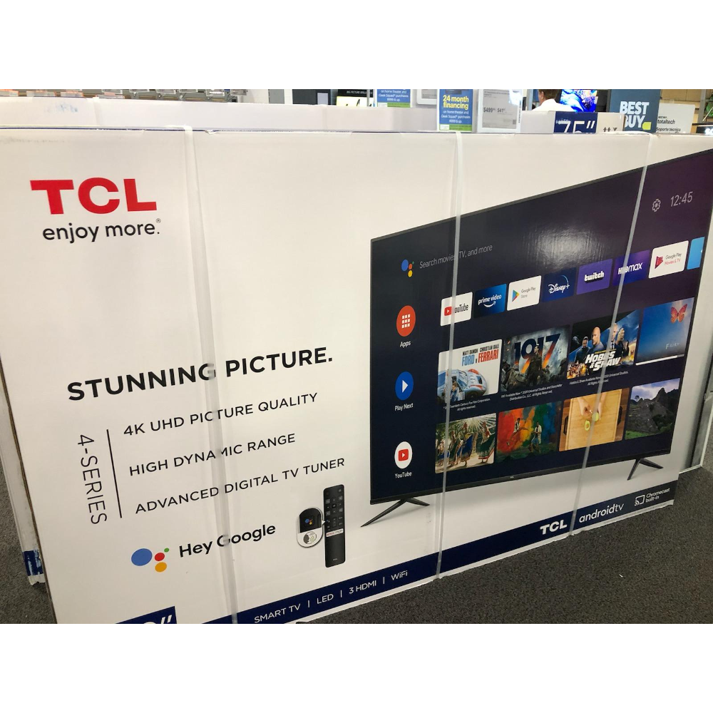43" TCL Android 4K UHD TV