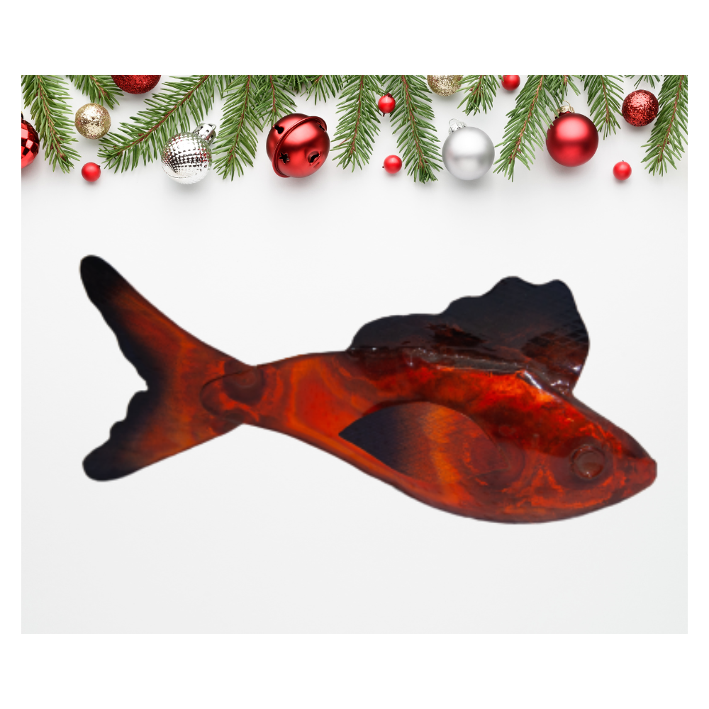 Copper Fish Yard Ornament