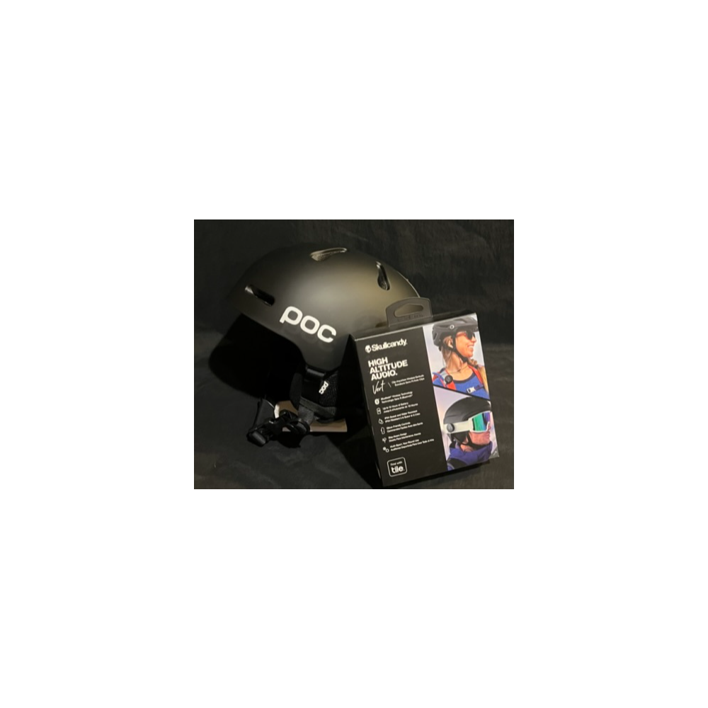 POC Ski Helmet and Skull Candy Audio