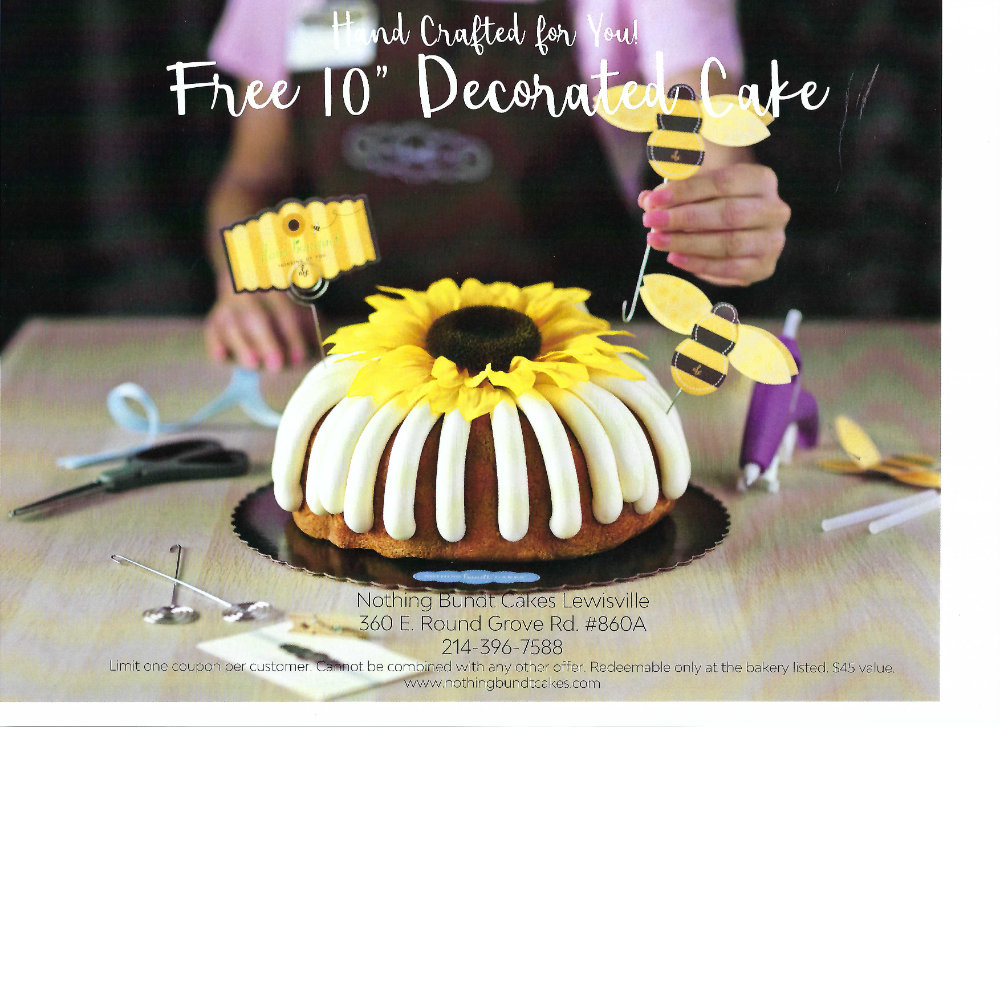Nothing Bundt Cakes 10 inch cake and Bundtlets for a year