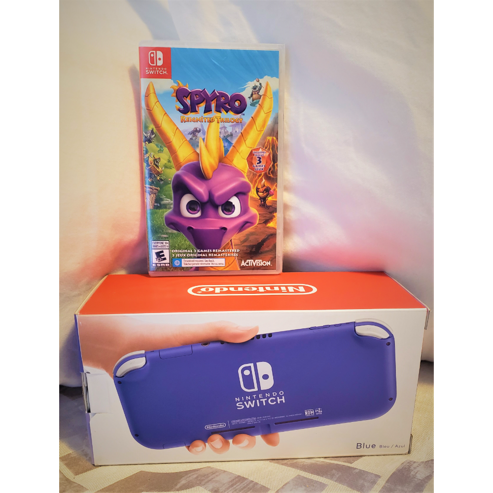 Nintendo Switch and Spyro The Dragon Game Trilogy 