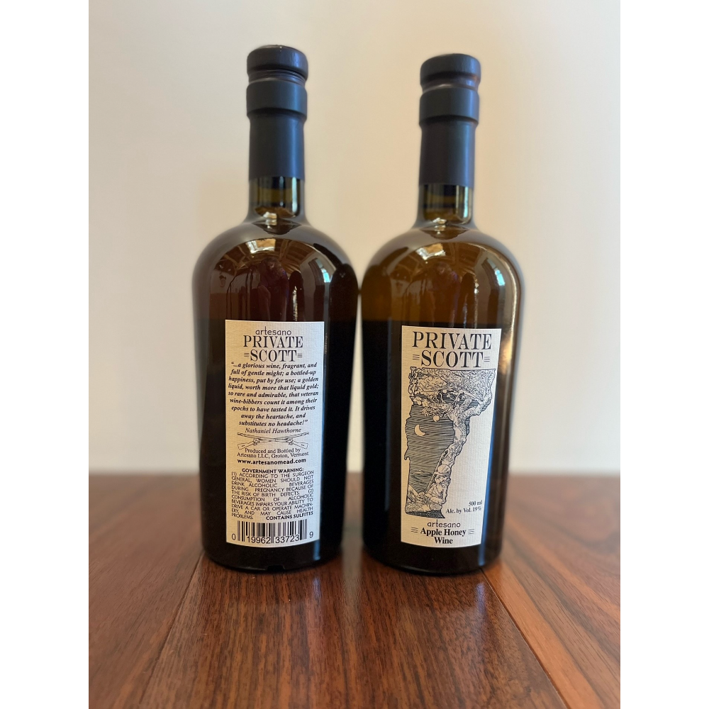 Artesano Private Scott Apple Honey Wine - Two Bottles