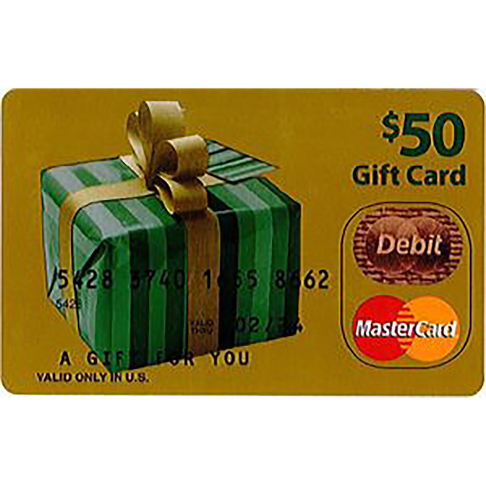 $50 Master Card Gift Card