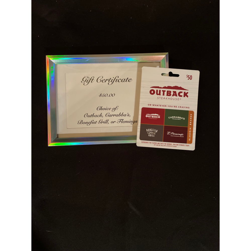 Dinner Out Gift Card