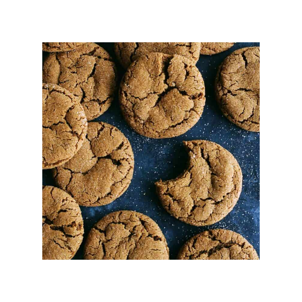Homemade Ginger Molasses Cookies by Pam