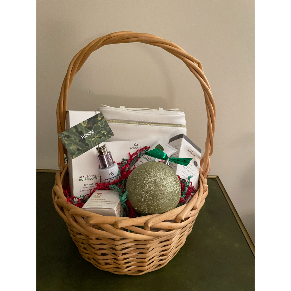 Basket of Arbonne Products