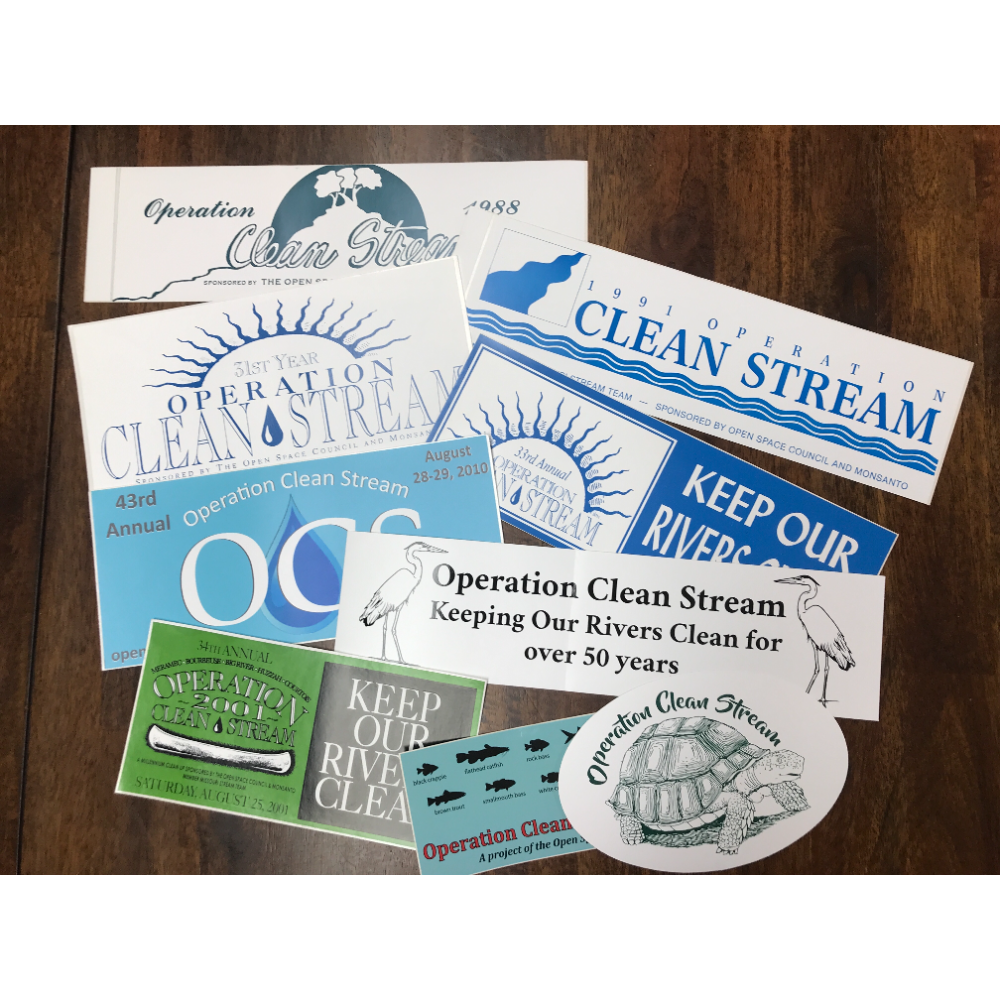 Operation Clean Stream Vintage Sticker Mystery Bundle