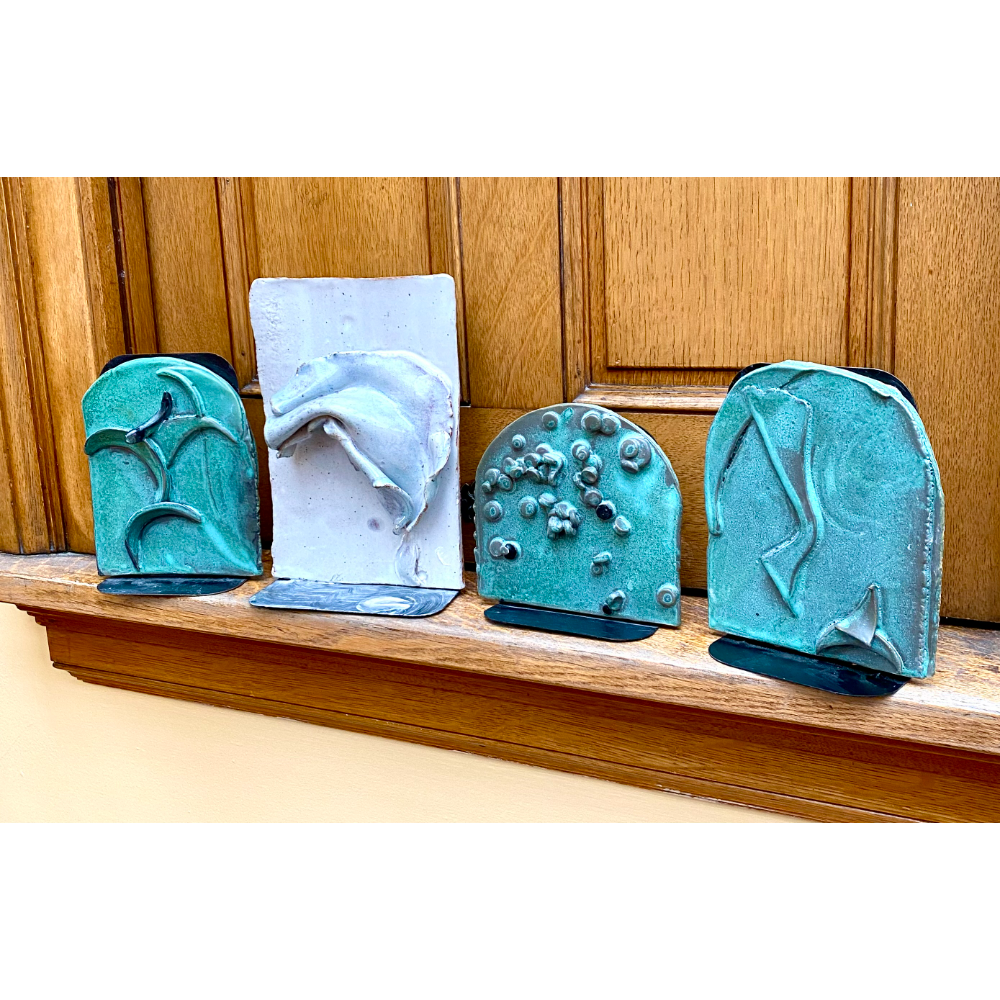 Set of Handcrafted Bookends