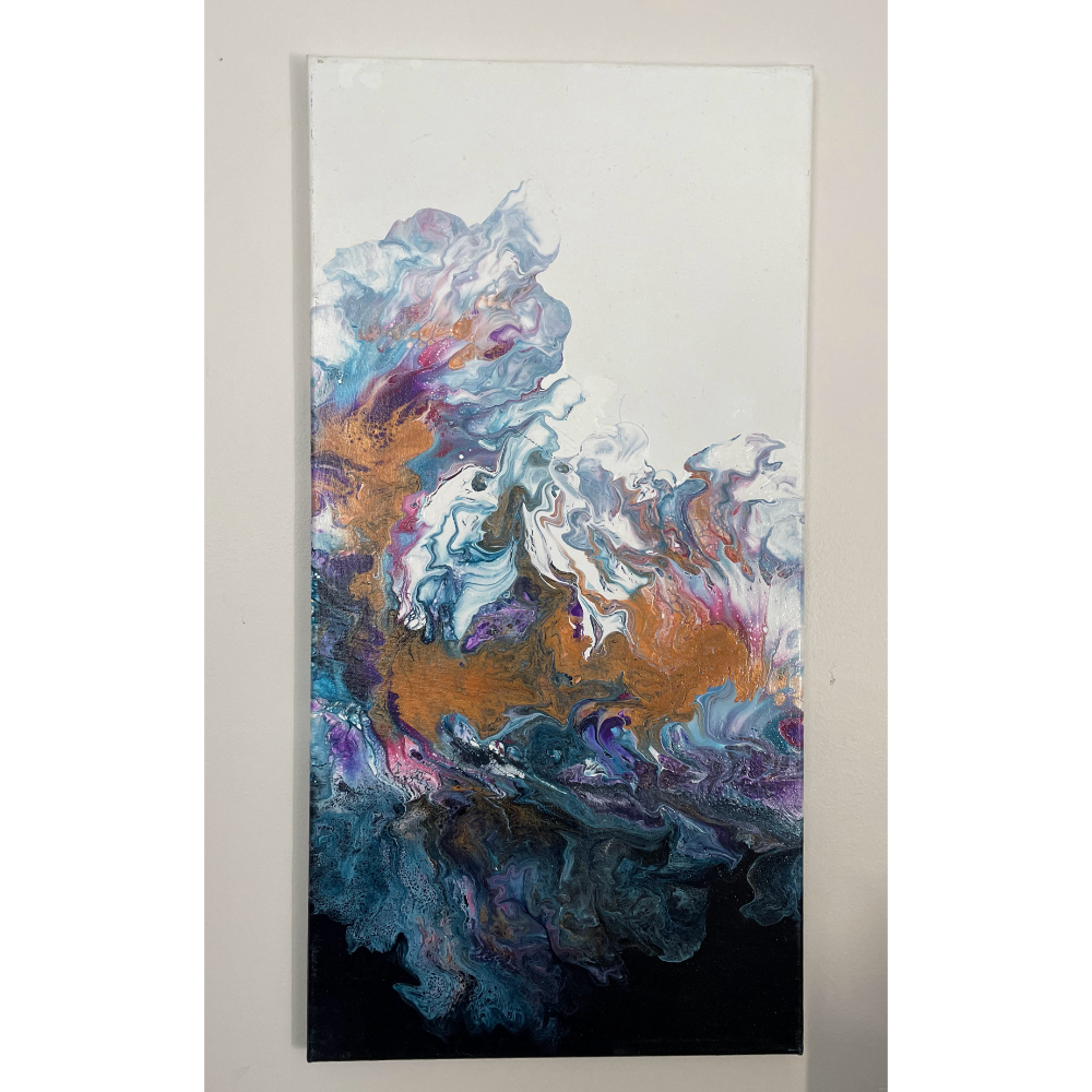 "Elemental" 2' X 1' Acrylic Painting