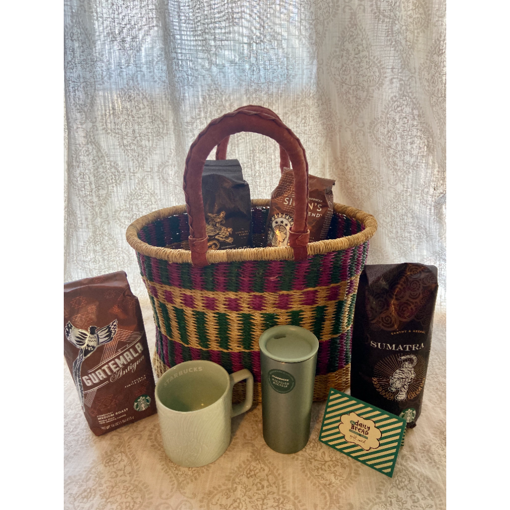 Coffee Lovers Gift Basket + $25 to Daily Bread