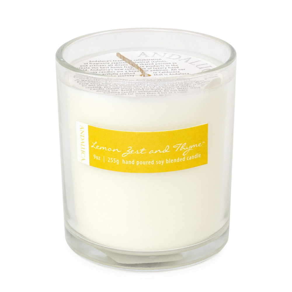 Andaluca Candle and Potpourri in Lemon Zest and Thyme
