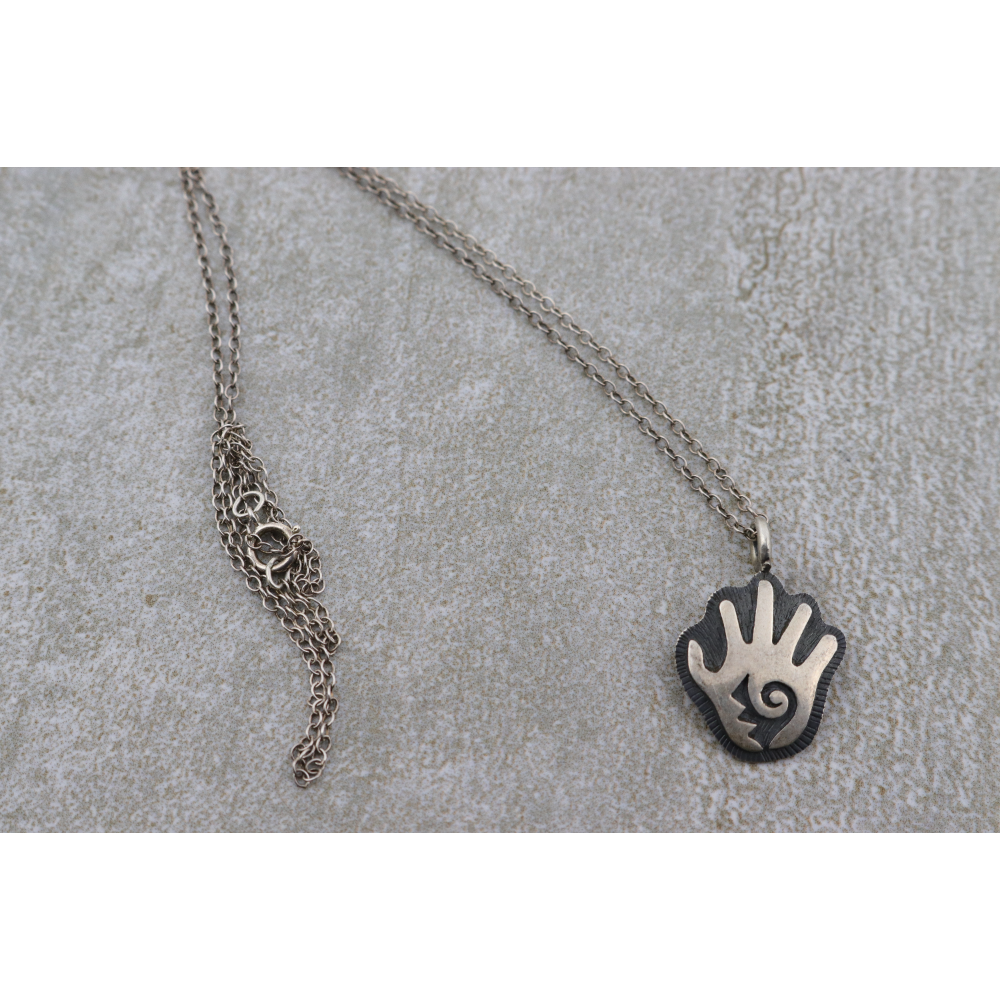 Hand of Blessing Pendant and Chain