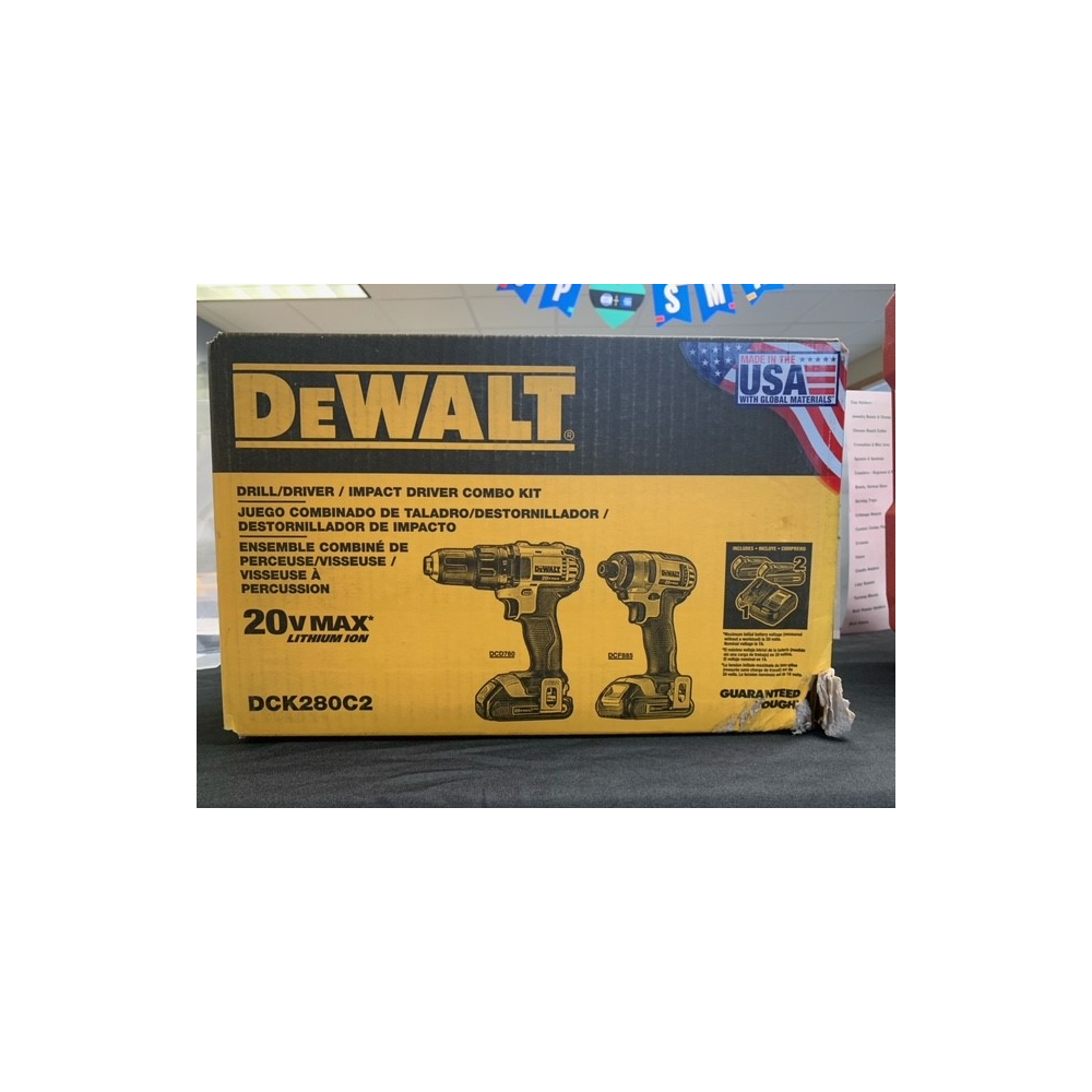 Dewalt Drill Driver and Impact Driver Combo Kit