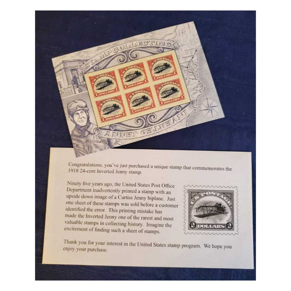 Replica Vintage Inverted Jenny Stamps