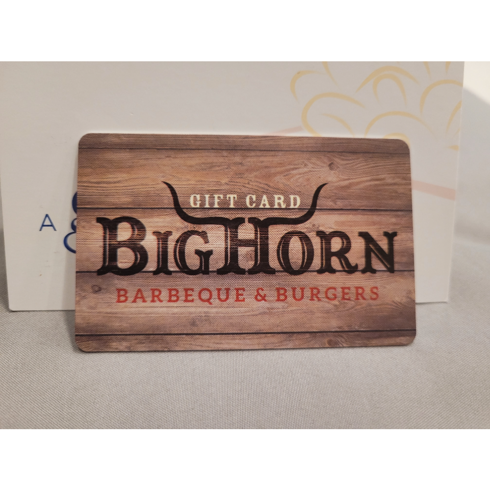 Big Horn BBQ and Burgers $40 Gift card