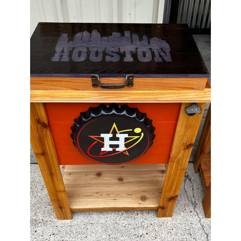 Custom Houston Astros Ice Chest