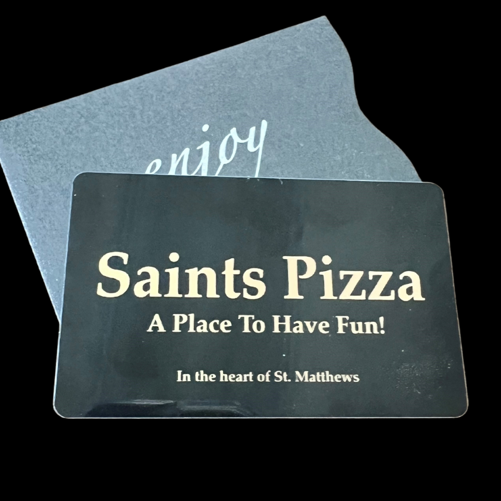 Saints Pizza $25 Gift Certificate