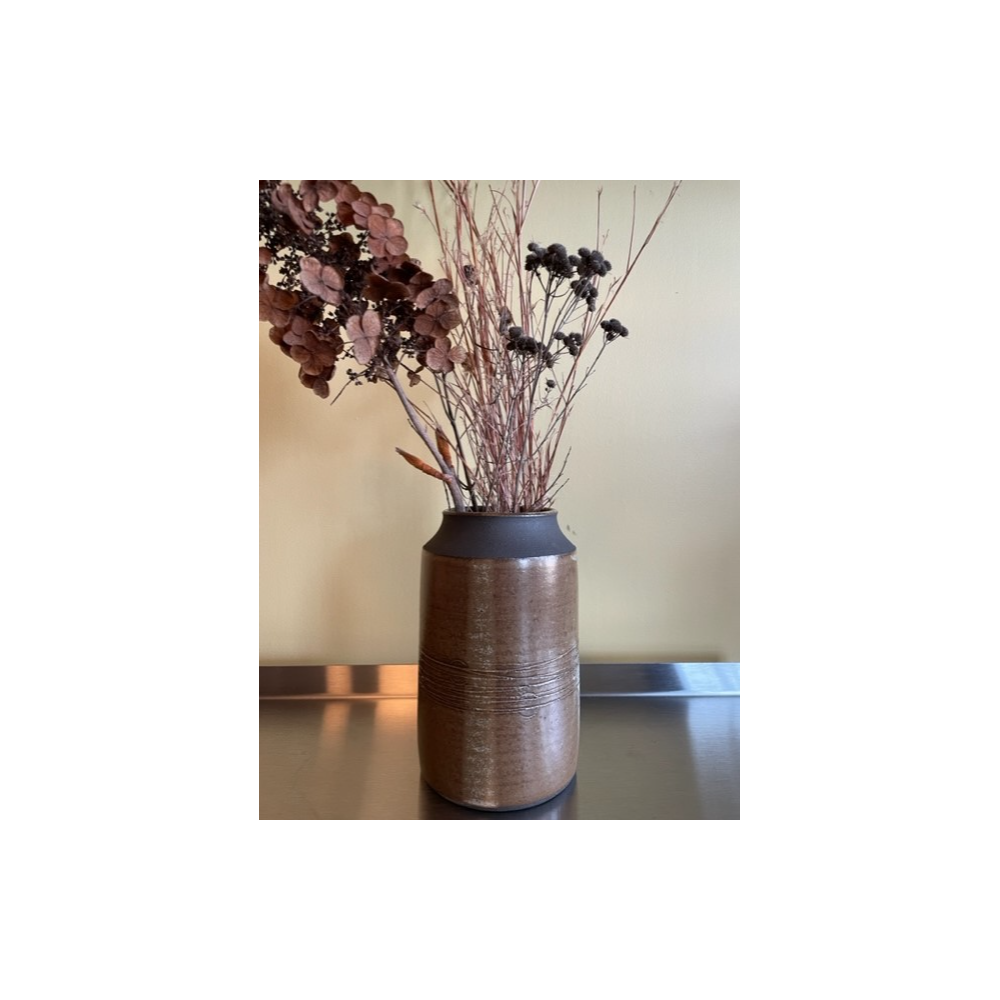 Cherokee Street Ceramics Vase + Flowers & Weeds Gift Card